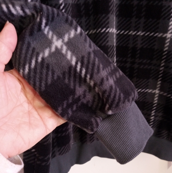 Frye & Co plaid half zip fleece pullover top men's size Xlarge NWT - Picture 3 of 8